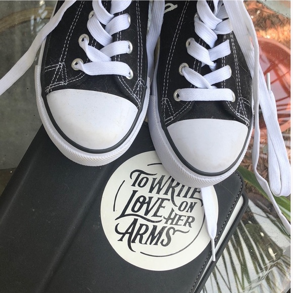 “MUSIC IS MY LIFE” CONVERSE SNEAKERS - Picture 2 of 9